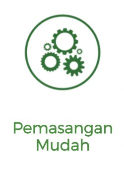 Adaron Pemasangan Mudah